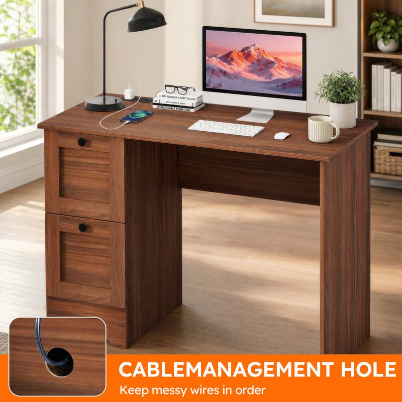 CABLE MANAGEMENT HOLE  
Keep messy wires in order