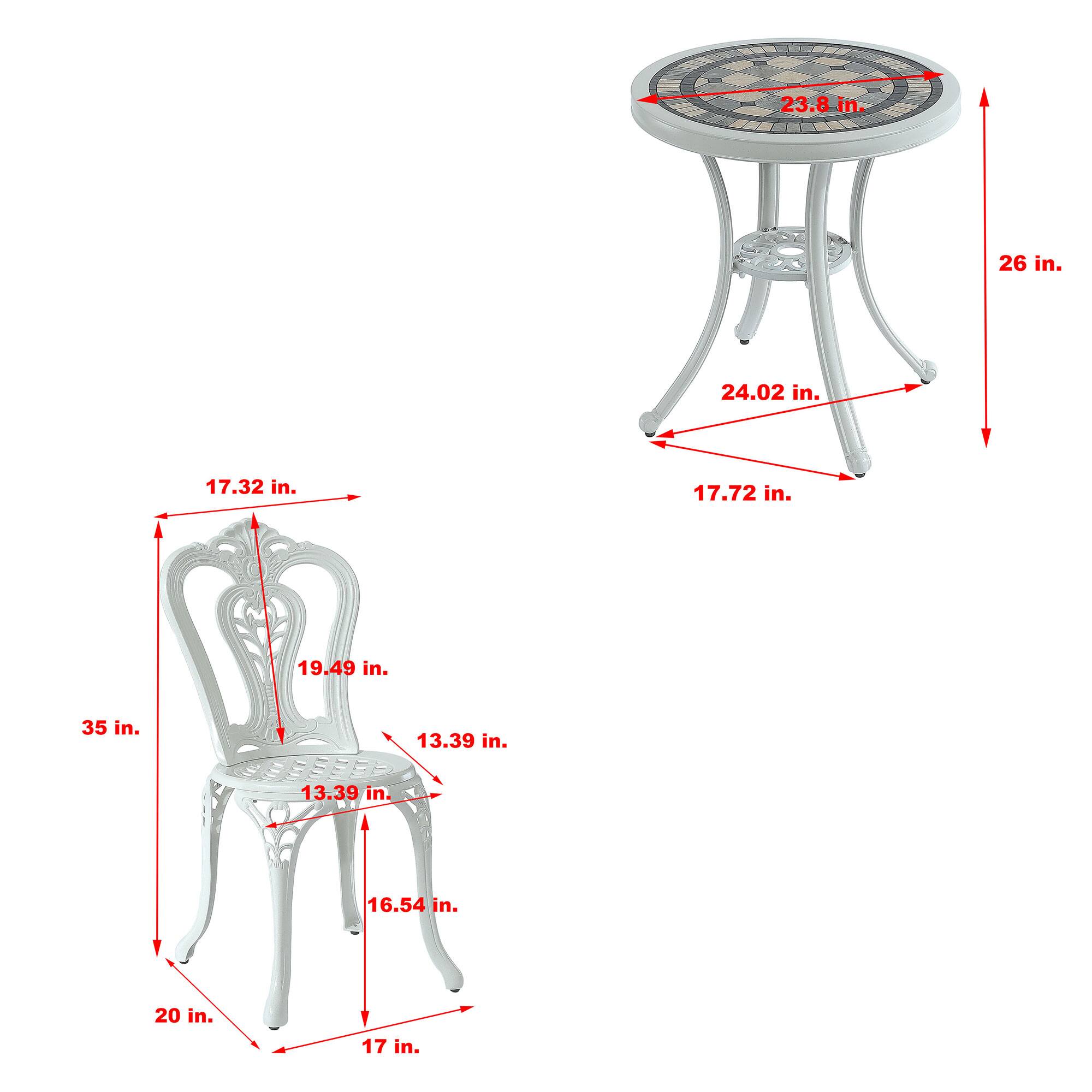 23.8 in.  
26 in.  
24.02 in.  
17.32 in.  
17.72 in.  
19.49 in.  
35 in.  
13.39 in.  
13.39 in.  
16.54 in.  
20 in.  
17 in.