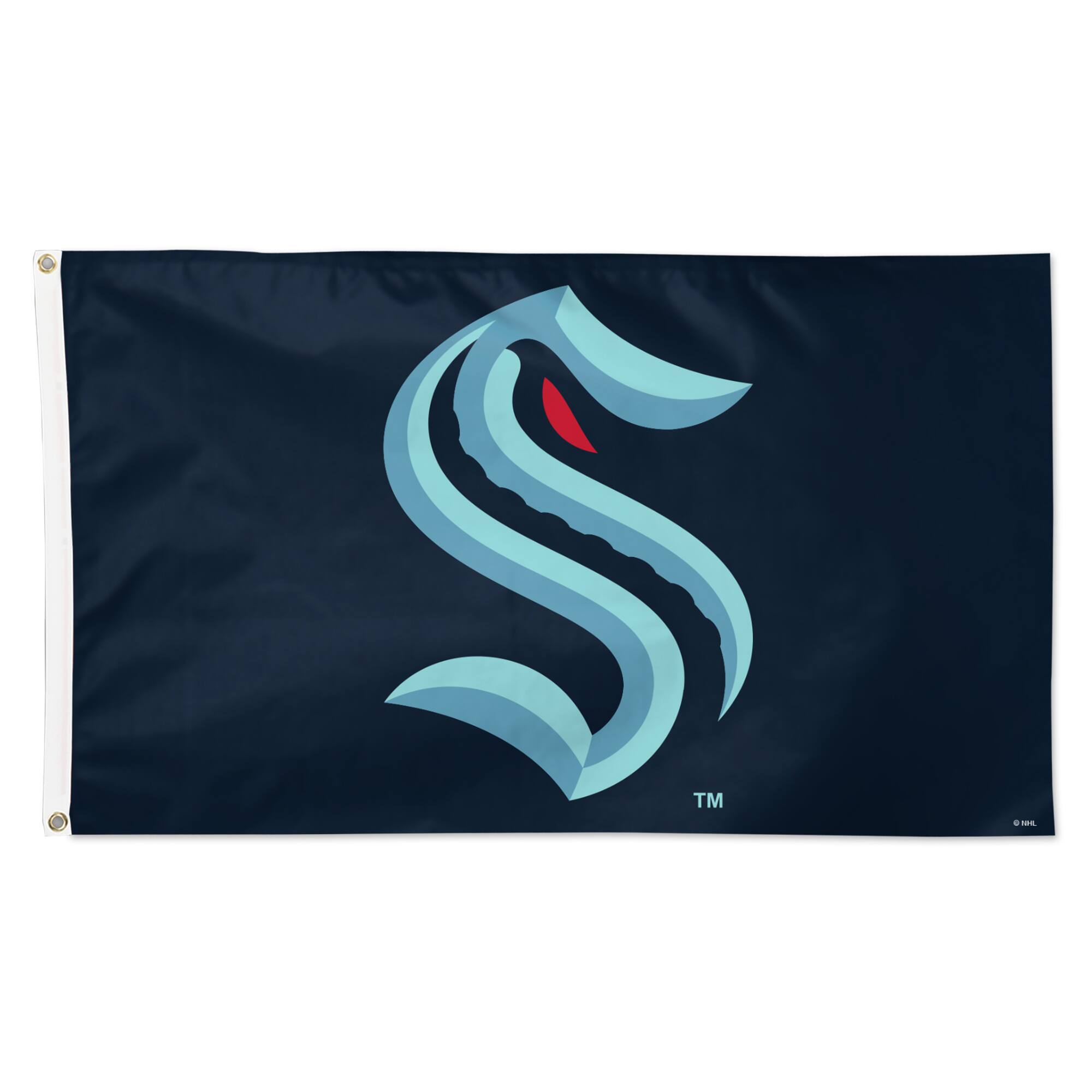 WinCraft - Seattle Kraken 3' x 5' Primary Logo Single-Sided Flag - Multicolor