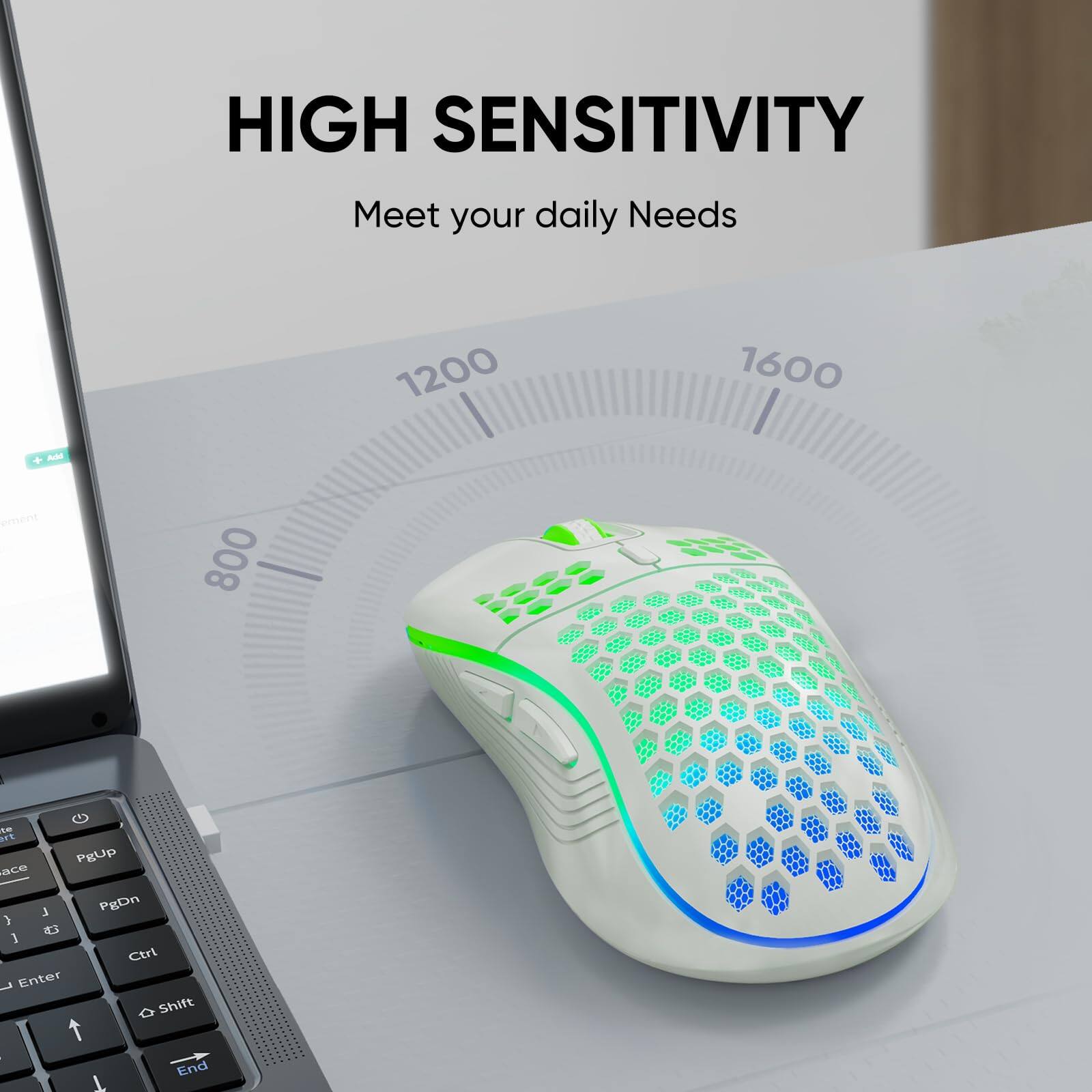 HIGH SENSITIVITY  
Meet your daily Needs  

1200 1600  

800  

PgUp PgDn  

Ctrl Enter Shift  

End
