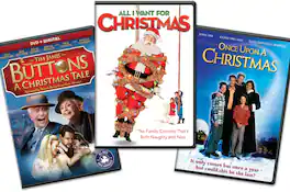 All I Want For Christmas/Buttons: A Christmas Tale/Once Upon A Christmas - Holiday 3 pack Bundle - DVD