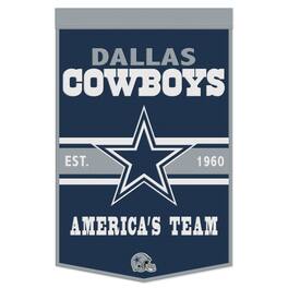 WinCraft - Dallas Cowboys 24" x 38" Primary Logo Banner - Multicolor