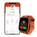 Alt View 5. Xplora - Kids' XGO3 (GPS + Cellular) Smart Watch 42mm Calls, Messages, SOS, GPS Tracker, Camera, Step Counter, SIM Card - Orange.