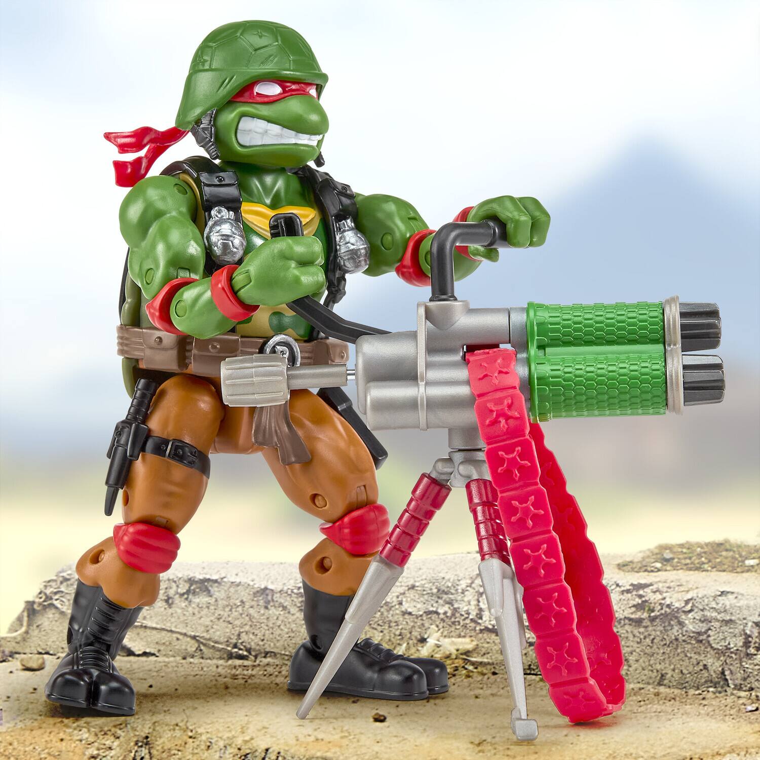 Alt View 4. PopMarket - Teenage Mutant Ninja Turtles x G.I. Joe - Roadblock x Raph Action Figure (TMNT)   - COLLECTIBLES - Multicolor.