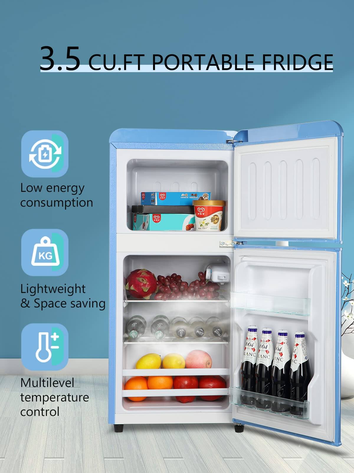3.5 CU.FT PORTABLE FRIDGE

- Low energy consumption
- Lightweight & Space saving
- Multilevel temperature control