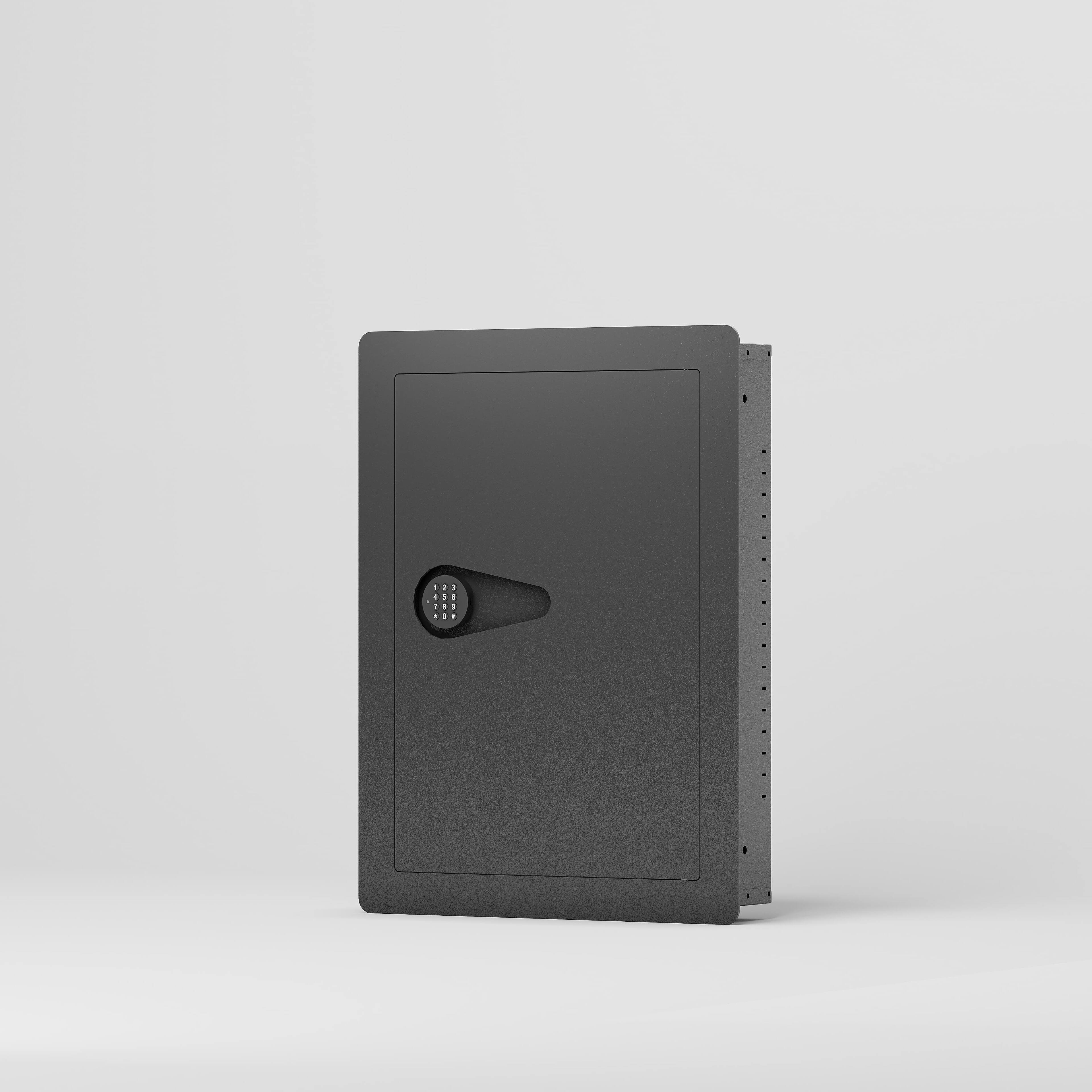 Alt View 2. Lycvki - Hidden In-Wall Electronic Wall Safe with Keypad Lock for Home or Business.