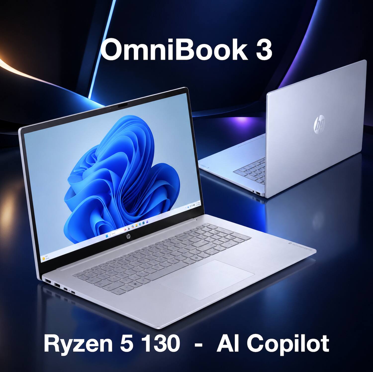 OmniBook 3  
hp  
Ryzen 5 130 - AI Copilot