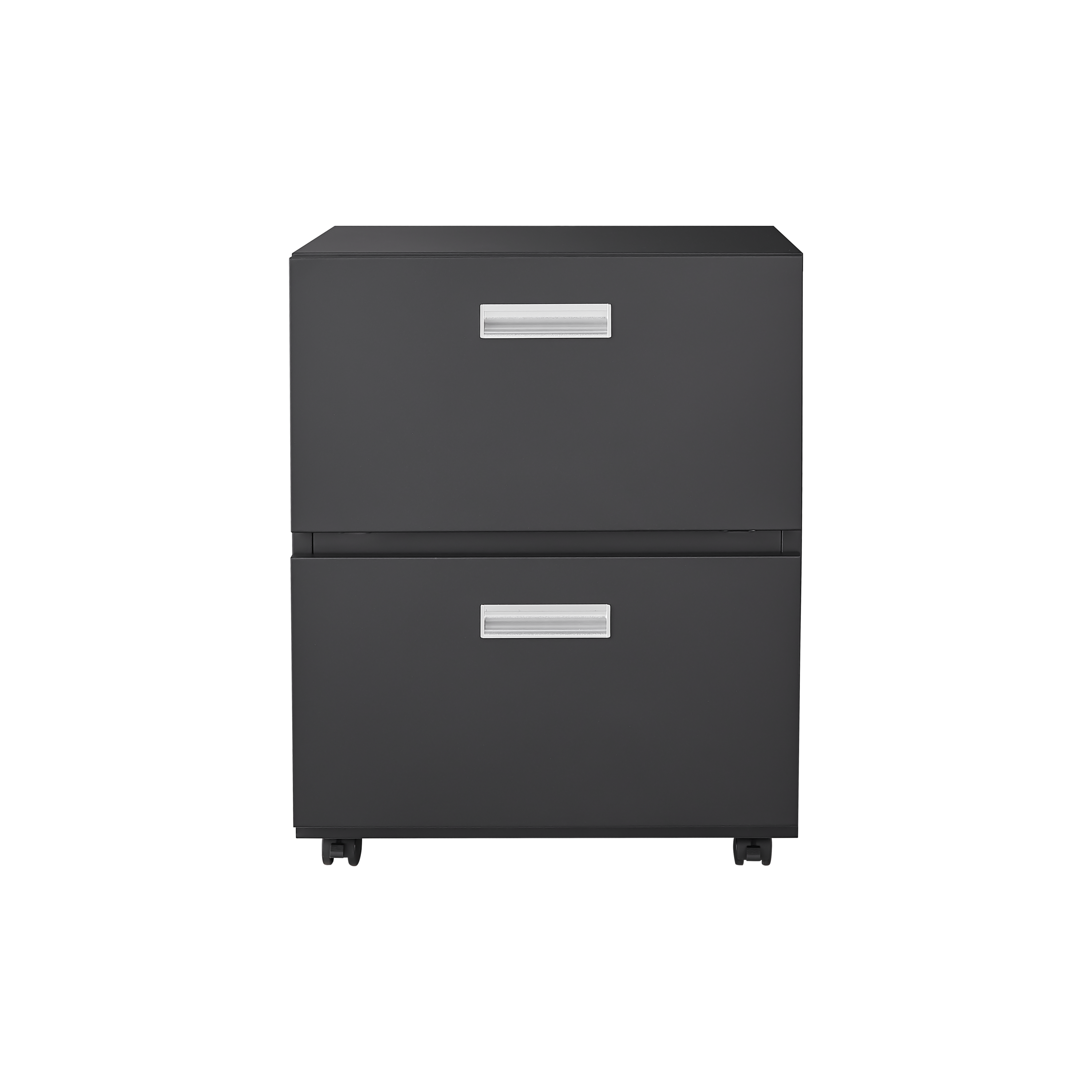 Alt View 7. Spaco - Black Steel Copier Printer Stand, 2-Door Locking Wheels  for Home Office - Black.