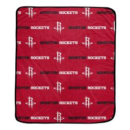 Pegasus - Houston Rockets 60" x 72" Repeat Logo Wordmark Ultra Soft Blanket - Multicolor