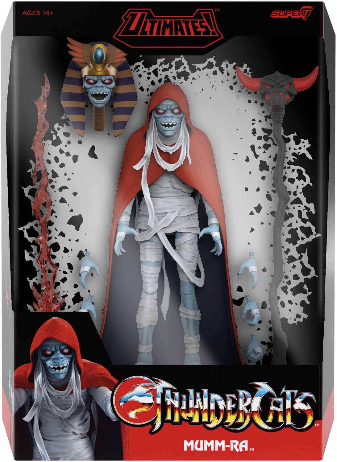 AGES 14+  
ULTIMATES!  
SUPER  
THUNDERCATS  
MUMM-RA™