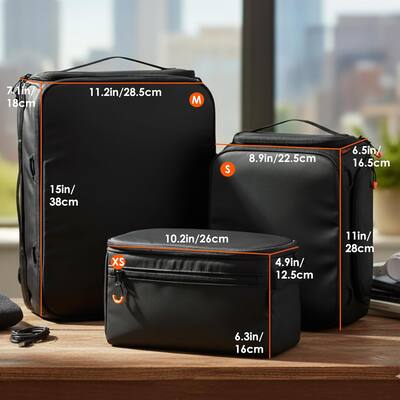 TARION ShellCore Camera Insert Bag: 15L Padded Organizer for 2 TARION ShellCore Camera Insert Bag: 15L Padded Organizer for 2