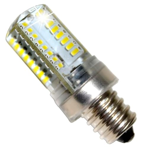 Front. HQRP - E12 7/16 in LED Sewing Machine Light Bulb 110 V 3 W Compatible with Brother LS-2125 LS-2160.