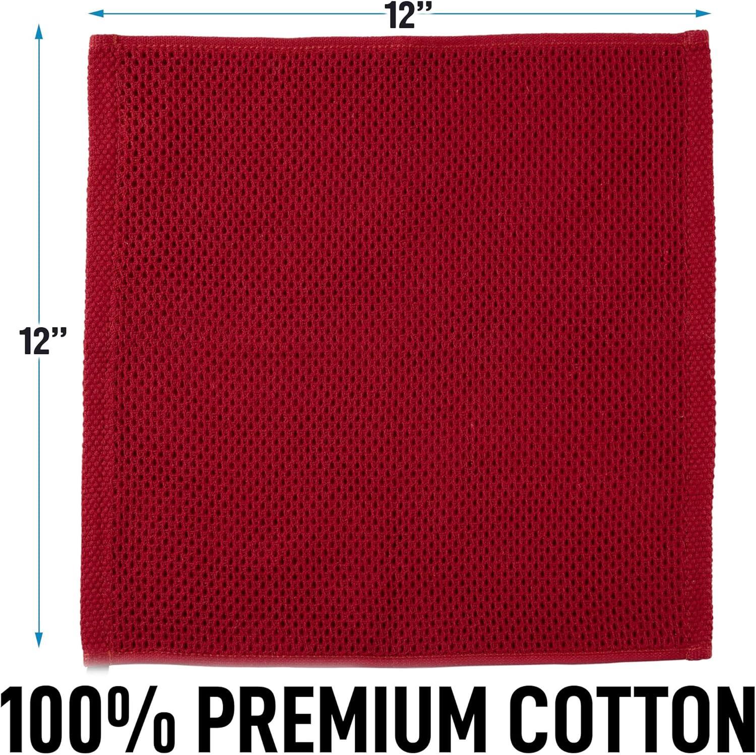 12" x 12"  
100% Premium Cotton