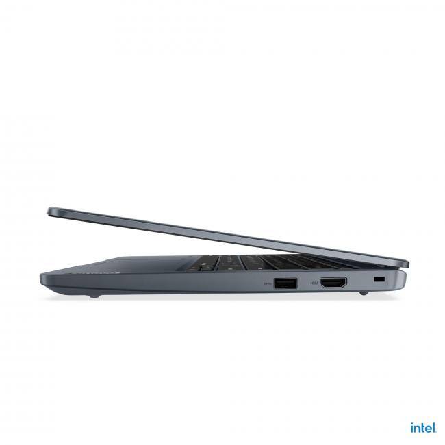 Alt View 7. Lenovo - Lenovo IdeaPad Slim 3 14" FHD IPS Touchscreen Chromebook Plus Intel Core i3-N305 8GB RAM 256GB UFS Storm Grey - Storm Grey.