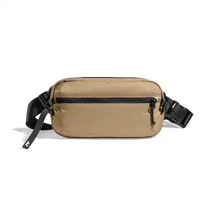 Front. tomtoc - Aviator-T33 2.5L Sling Bag with RFID Blocking, Minimalist Crossbody Bag Chest Bag Shoulder Pack for Travel, Daily Use - Khaki.