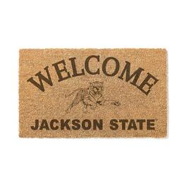 Jardine - Jackson State Tigers 18" x 34" Welcome Coir Doomat - Brown