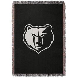 Chad & Jake - Memphis Grizzlies Woven Blanket - Black