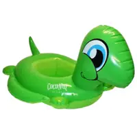 Salus Brands, LLC - CocoNut Outdoor: Turtle Junior Green - Junior Pool Floats - 25x18" Child Inflatable Float, Water Toy Ride-On - Front_Zoom