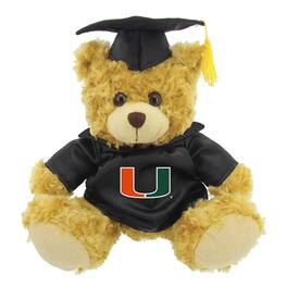 Jardine - /Brown Miami Hurricanes 12'' Graduation Plush Bear - Green