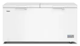 Whirlpool - 19 cu. ft. Convertible Freezer-to-Fridge Chest Freezer with 4 Storage Baskets - White