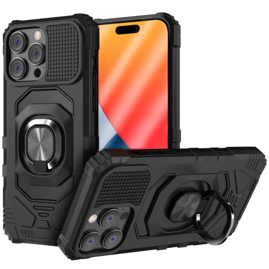 Phone Case Rome Tech RomeTech Rome Tech Armor Case for iPhone 15 Pro Max Black - Best Buy