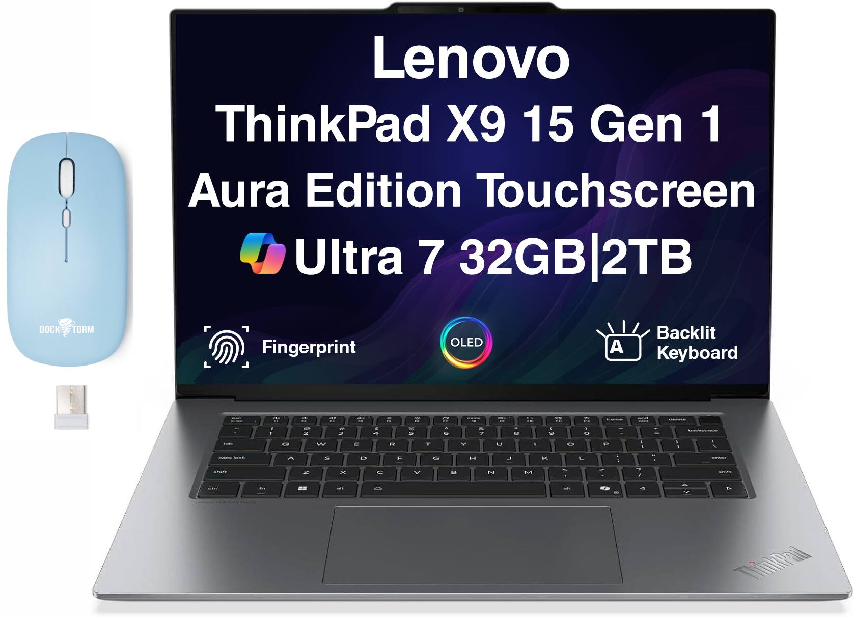 Lenovo ThinkPad X9 15 Gen 1 Aura Edition Touchscreen Ultra 7 32GB|2TB

DOCK TORM
Fingerprint
OLED
Backlit Keyboard

Q W E R T Y U I O P
A S D F G H J K L
Z X C V B N M