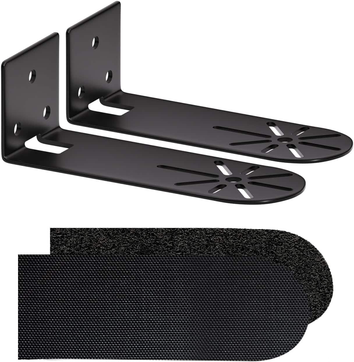 Schertz - Soundbar Wall Mount Bracket for Samsung, Sony, Bose, LG & More, with Velcro, Holds up to 36 lbs