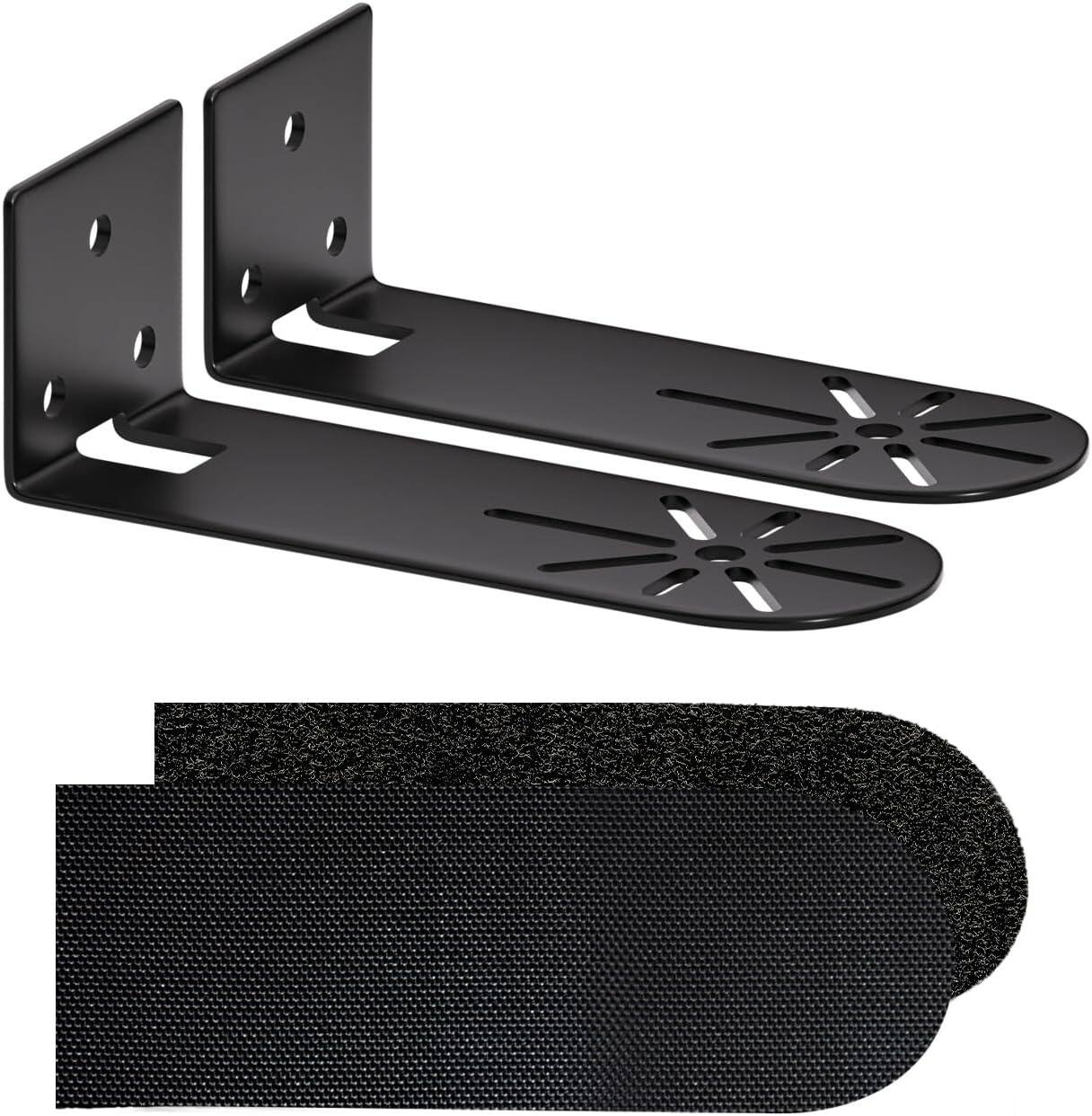 Schertz - Soundbar Wall Mount Bracket for Samsung, Sony, Bose, LG & More, with Velcro, Holds up to 36 lbs