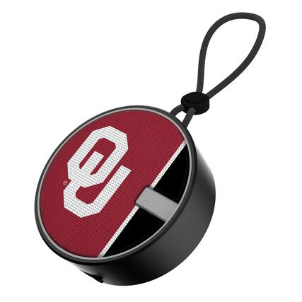 Front. Keyscaper - Oklahoma Sooners Logo Waterproof Bluetooth Speaker - Multicolor.