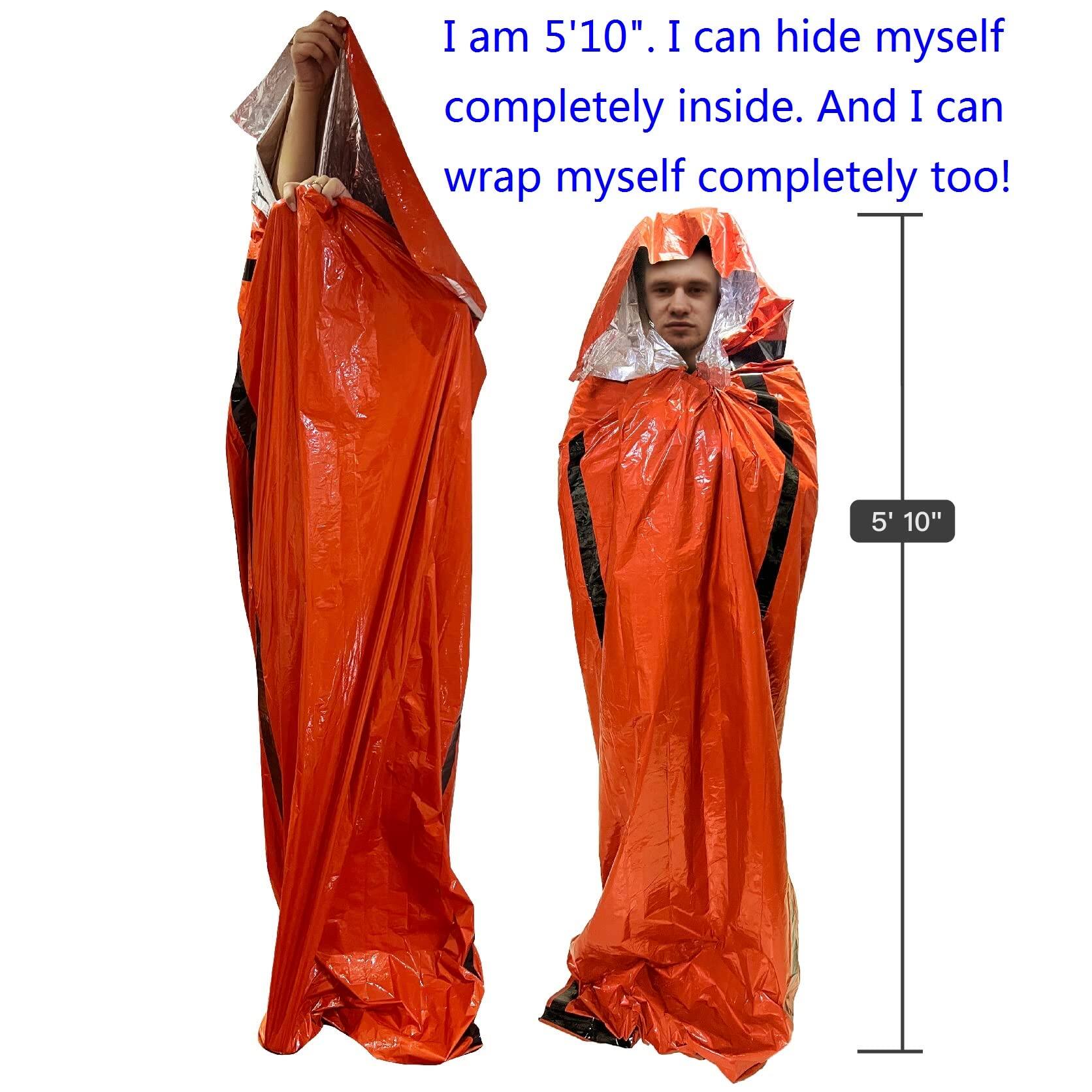I am 5'10". I can hide myself completely inside. And I can wrap myself completely too!