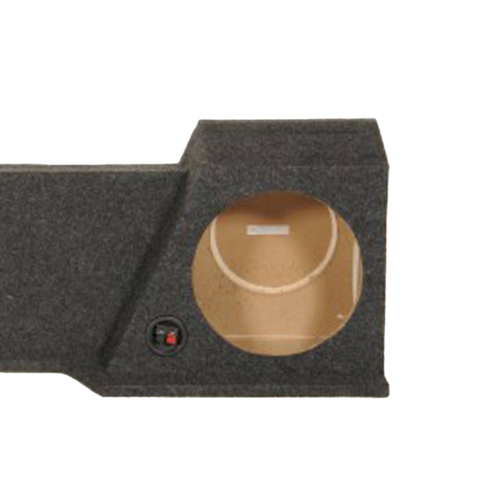Alt View 3. QPower - QPower Dual 10" Sub Box for Chevy Silverado XCab and GMC Sierra XCab 2007-2013 - CHARCOAL GREY.