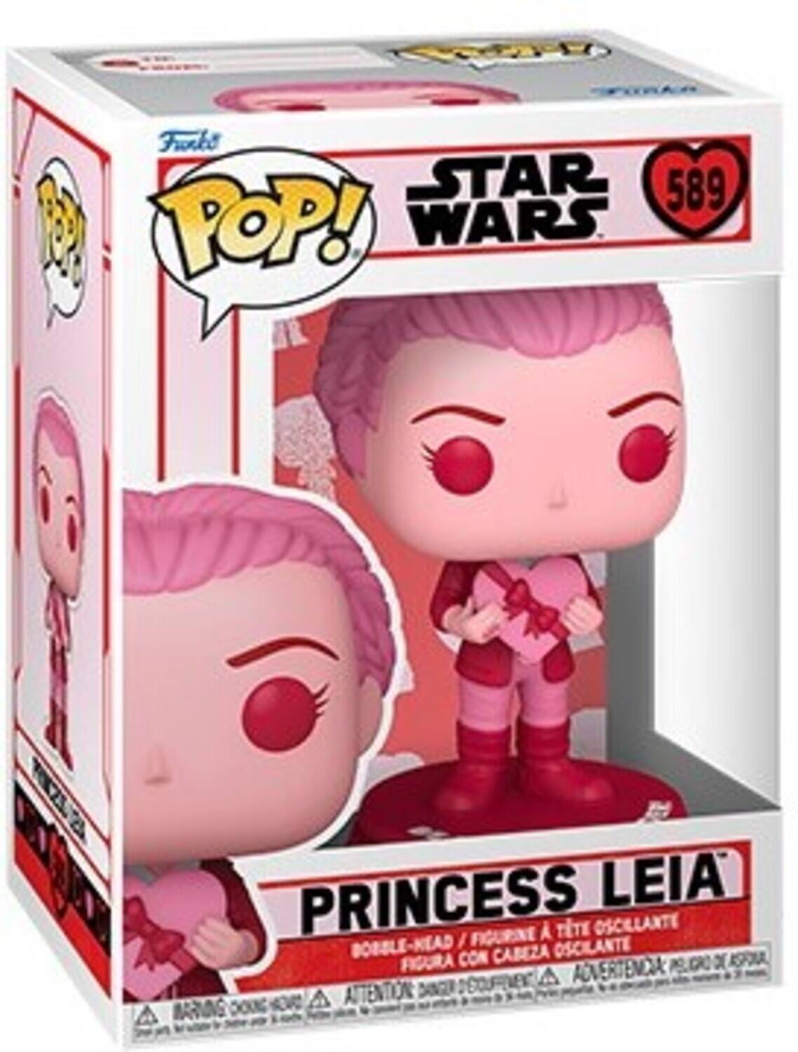 noot Fronke STAR 589 POP! WARS TIZL 2 PRINCESS LEIA  T OSCILANTE BOBBLE- / FIGURINE OSCILANTE FIGURA CON CABEZA P DKC X ASFOA DOUTNEX A AOVERTENZA ATTENTION DONGE DOUN NOVe A MARNING