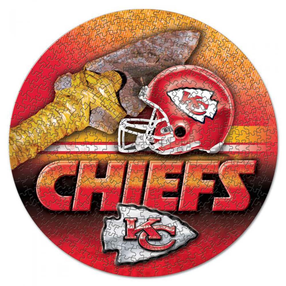 WinCraft - Kansas City Chiefs Round 500-Piece Puzzle - Multicolor price history on PriceWatchPro
