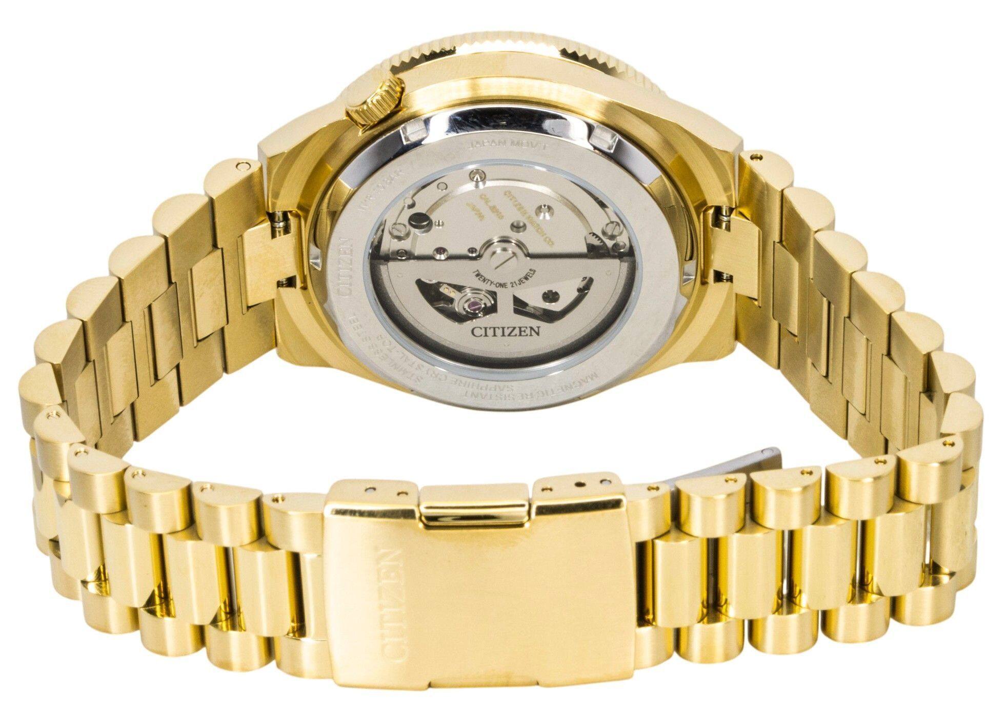 CITIZEN  
TWENTY-ONE 21 JEWELS  
CITIZEN STAINLESS IND SAPPHIRE MAGNETIC