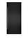 Alt View 1. Viking - 36"W Column Door Panel w/Pro-style handle - Onyx.