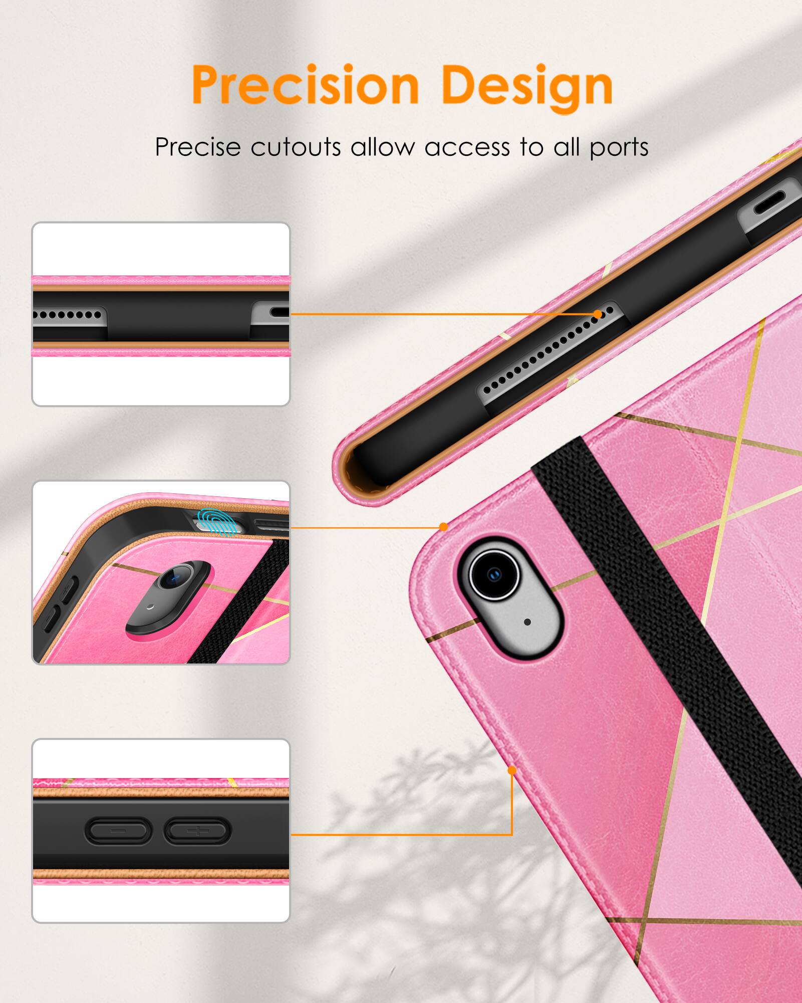 Precision Design  
Precise cutouts allow access to all ports