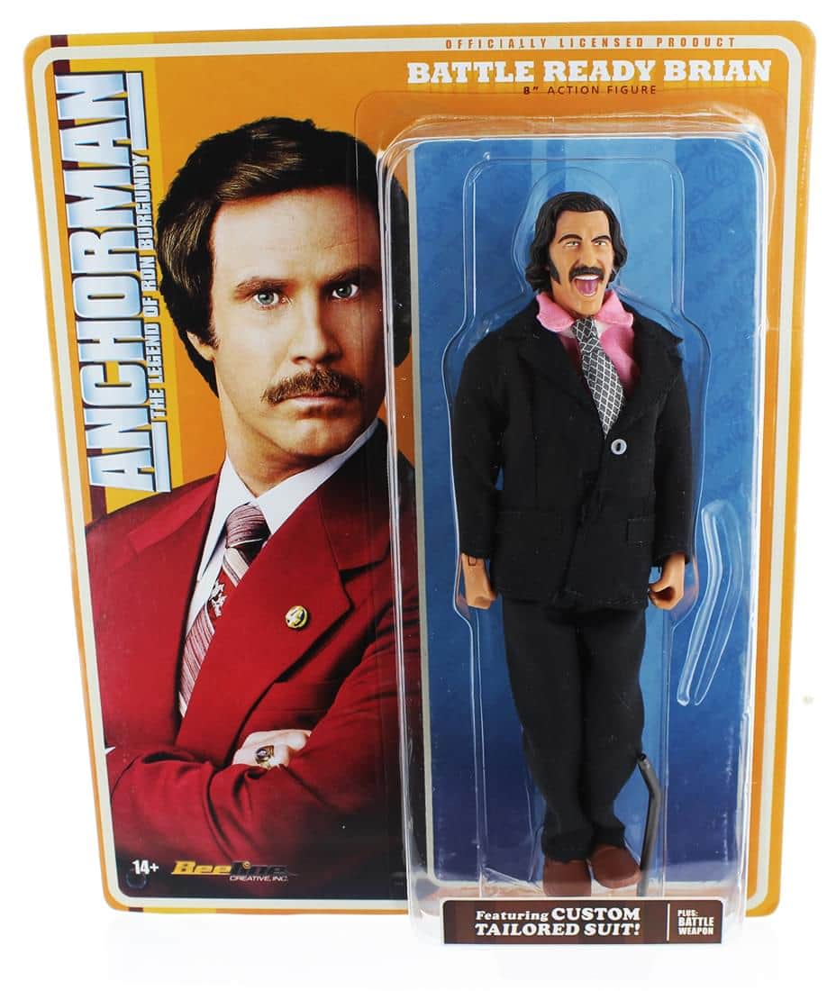 Seven20 - Anchorman 8-Inch Action Figure: Battle Ready Brian