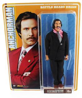 Seven20 - Anchorman 8-Inch Action Figure: Battle Ready Brian