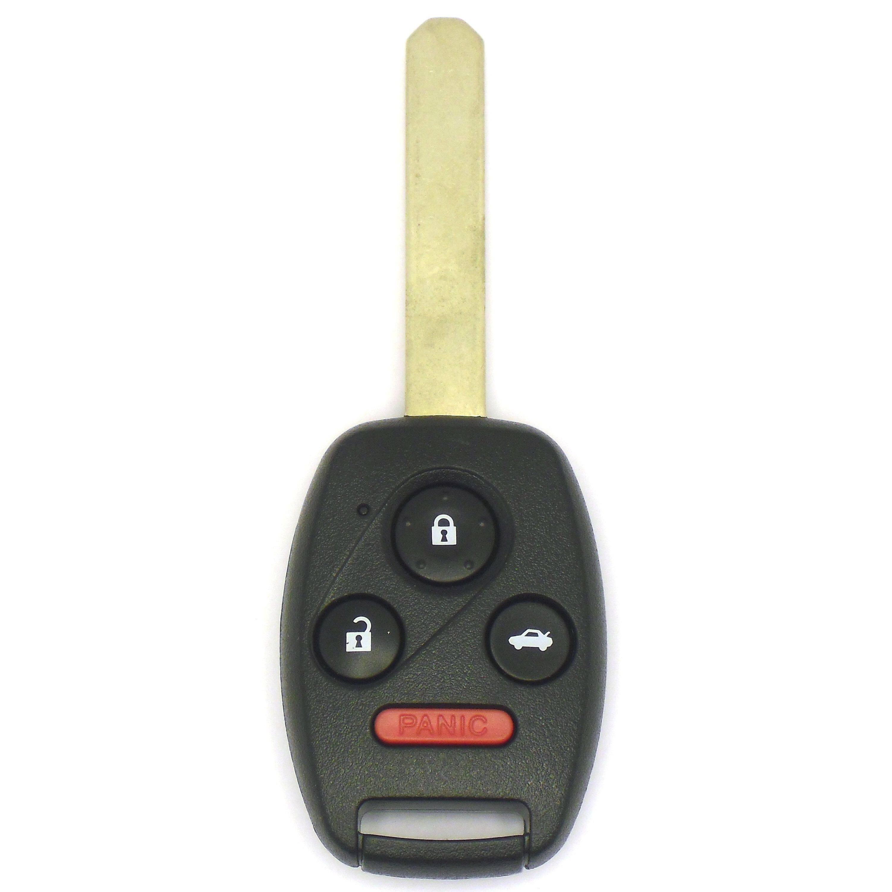 Back. Car Keys Express - Car Keys Express Honda Simple Key - 4 Button Remote and Key Combo with Trunk and programming device - Black.