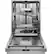Alt View 11. Monogram - 24" Top Control Smart Built-In Stainless Steel Tub Dishwasher with 3rd Rack, 40 dBA, and Advanced Water System - Stainless Steel.