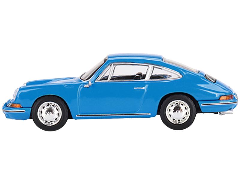 Angle. Mini GT - 1963 Porsche 901 Blue "Quickblau" Limited Edition to 3600 pieces Worldwide 1/64 Diecast Model Car by Mini GT - Blue.