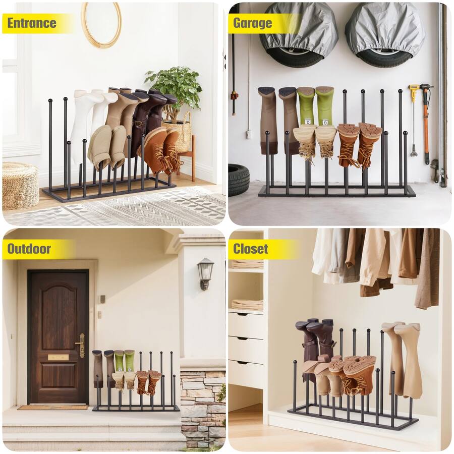 Boot Camp Racks Refined Abode Design Boot Rack Upgrade 21. Height Organizer For Tall ...