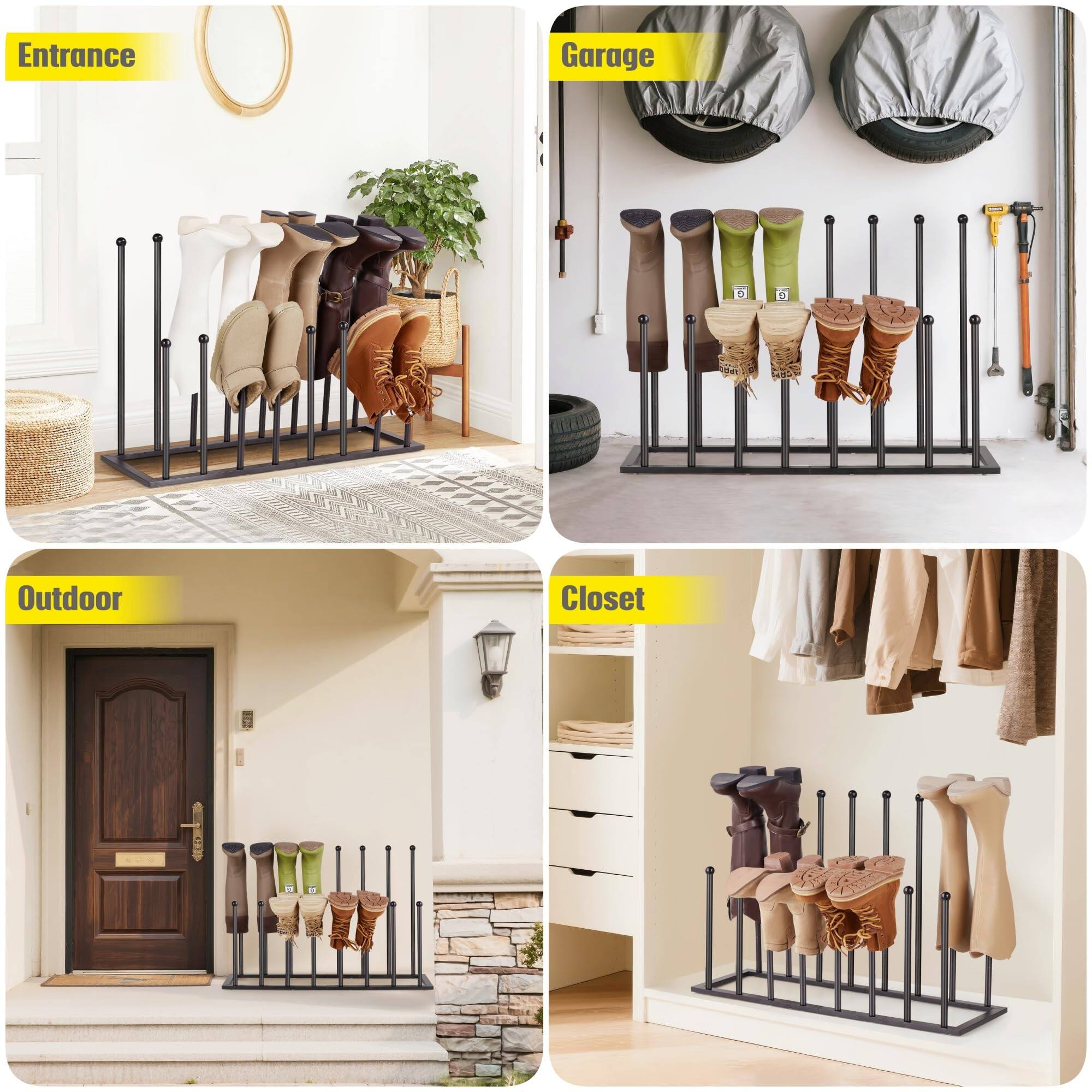 Refined Abode Design Boot Rack Upgrade 21. Height Organizer For Tall ...