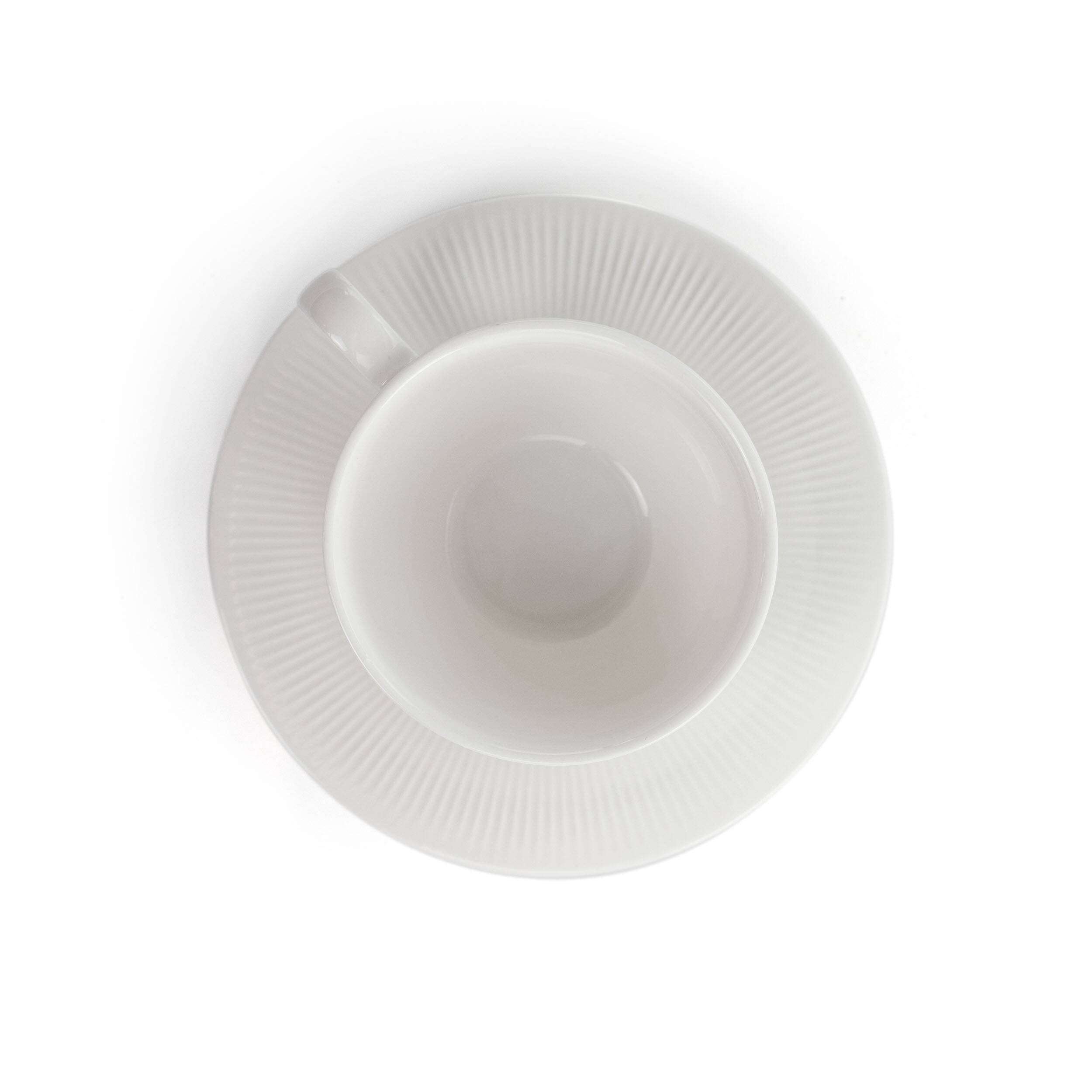 Alt View 9. Elama - Elama Pallene 20 Piece Porcelain Dinnerware Set in White - White.