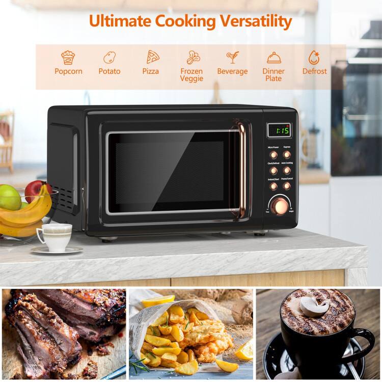 Ultimate Cooking Versatility
Popcorn
Potato
Pizza
Frozen Veggie
Beverage
Dinner Plate
Defrost