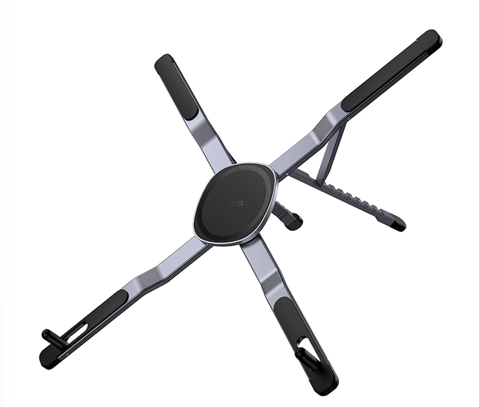 Alt View 3. HOCO - hoco. HD17 Sting Multifunctional Laptop & Phone Stand - Black.