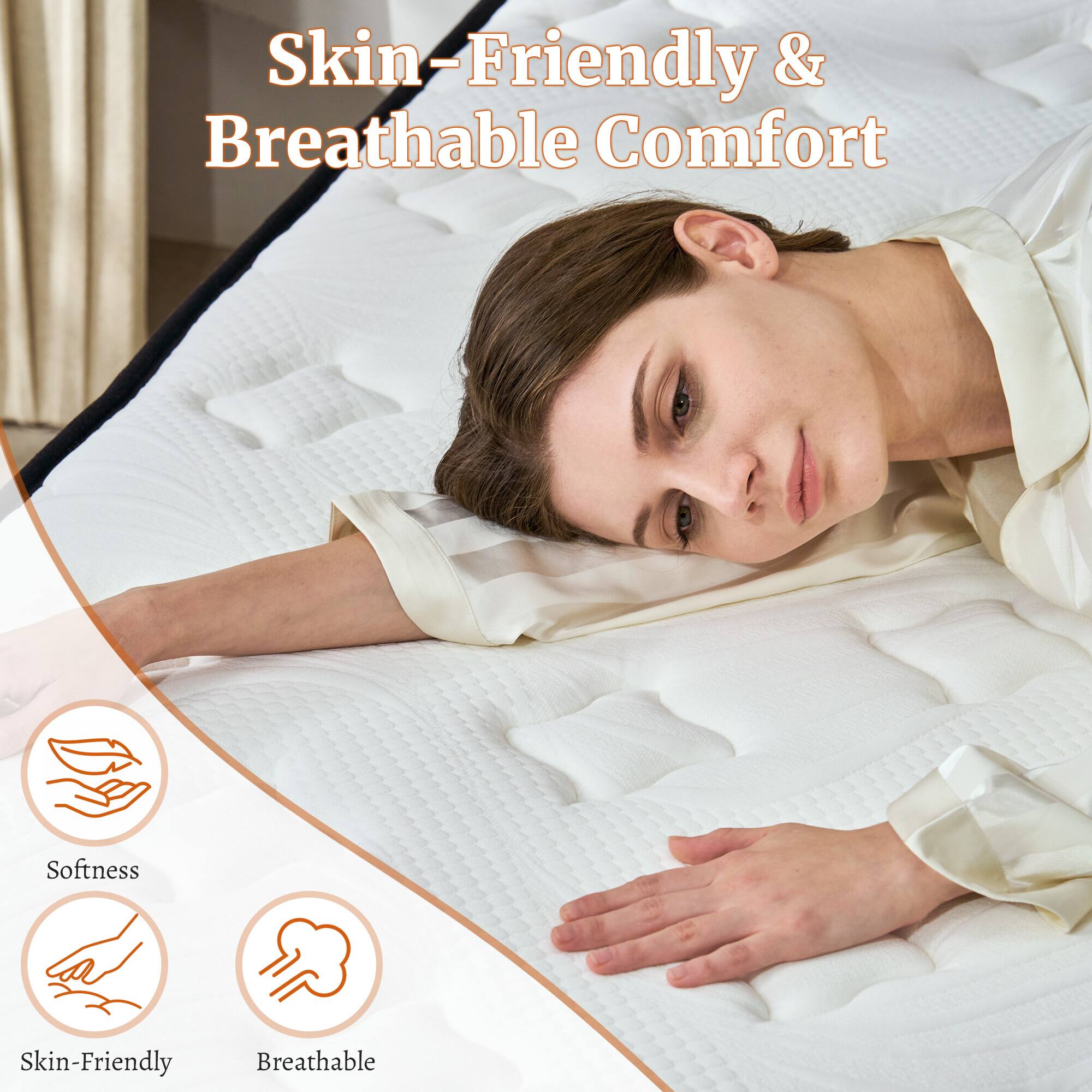 Skin-Friendly & Breathable Comfort  
Softness  
Skin-Friendly  
Breathable