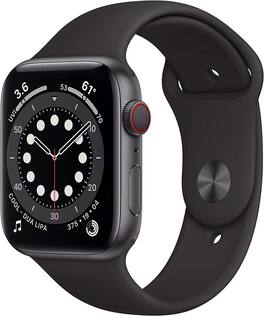 Refurbished Excellent - Apple Watch Series 6 40mm A2293 (GPS + Cellular) - Space Black - (2020)