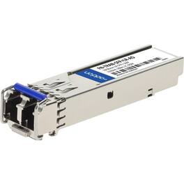 AddOn - Fortinet® FN-TRAN-SFP+LR Compatible TAA 10GBase-LR SFP+ Transceiver (SMF, 1310nm, 10km, LC, DOM) - For Optical - Black