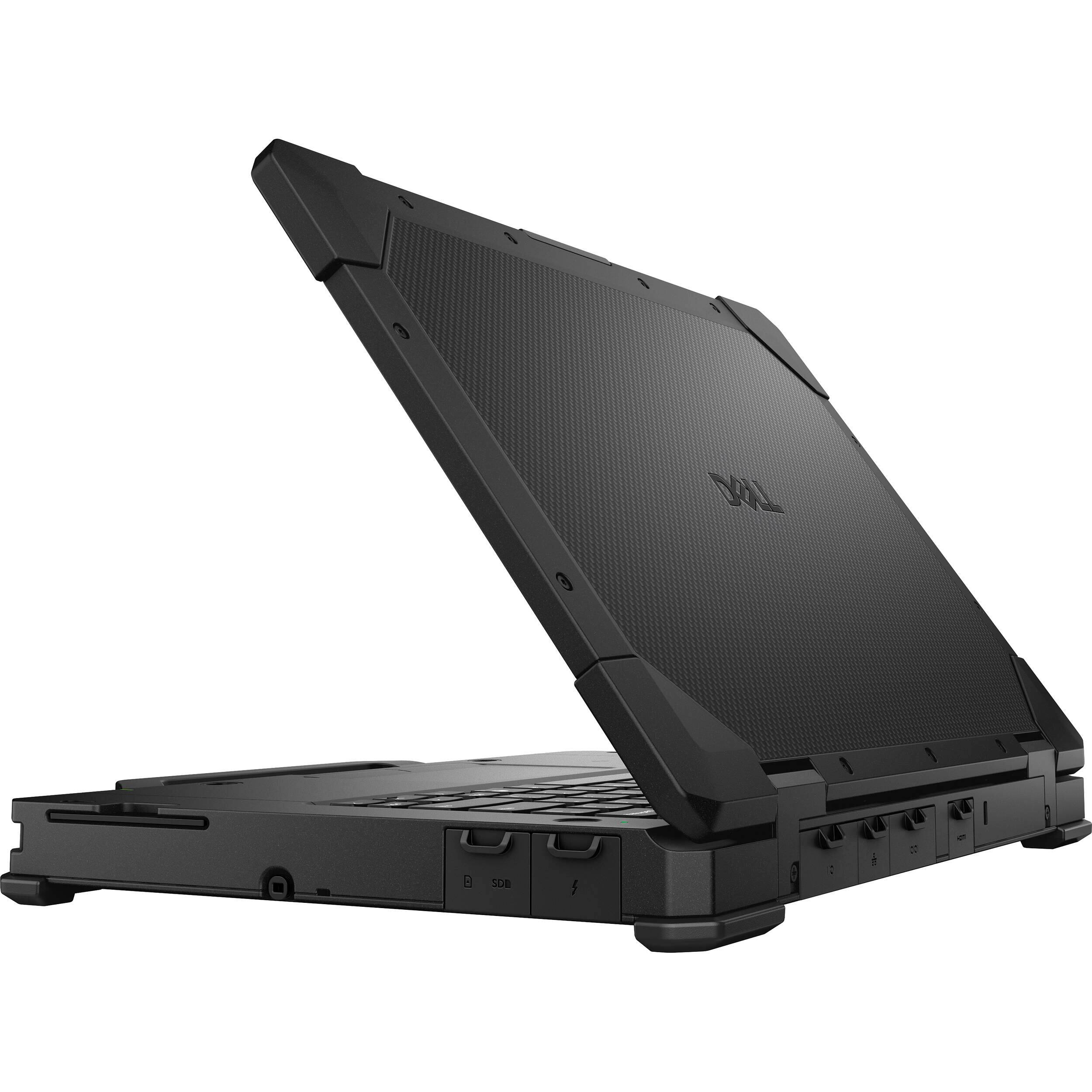 Alt View 4. Dell - Dell Pro Rugged 14 FHD Laptop – Intel Core Ultra 5 135U, 16GB RAM, 512GB SSD, Intel Graphics, Backlit KB, Windows 11 Pro - Black.